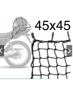 Rede elástica para capacete universal moto aranha corda tela bagageiro 42x42