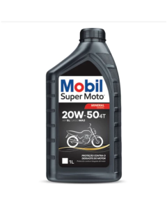 Óleo Mobil Moto 4t 20w-50 1 Litro Mineral