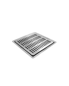 Ralo Quadrado Perfurado 15 Cm X 15 Cm Inox 304