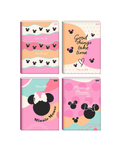 Caderno Brochura Univ. Capa Dura 80 Folhas Minnie Arts Jandaia