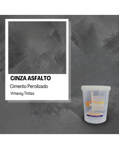 Cimento Queimado Perolizado 1,6 Kg - Cinza Asfalto