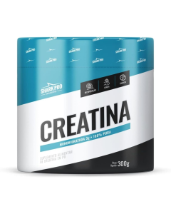 Creatina Pura 300g 100% Monohidratada - Shark Pro Sabor Natural