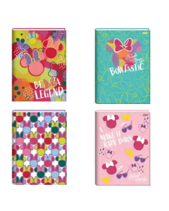 Caderno Brochura Minnie Arts Capa Dura 80 Folhas Jandaia