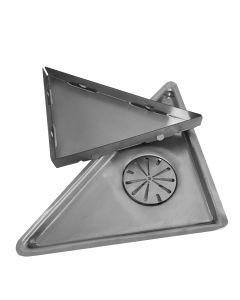 Ralo Oculto Triangular INOX 304