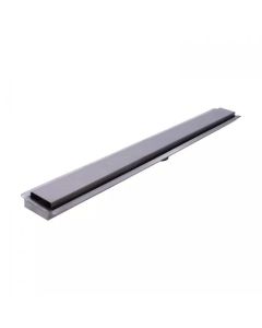 Ralo Linear Inox Aparente 80 Cm Saida central Inox 304